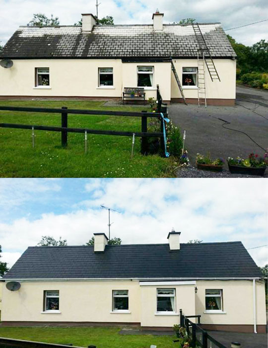 roof cleaning & painting services kilkenny, wexford & waterford revive roofing & building